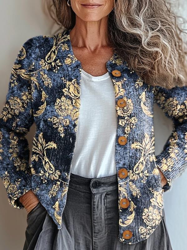 Fiona | Chic and Opulent Patterned Jacket for the Fashion-Forward