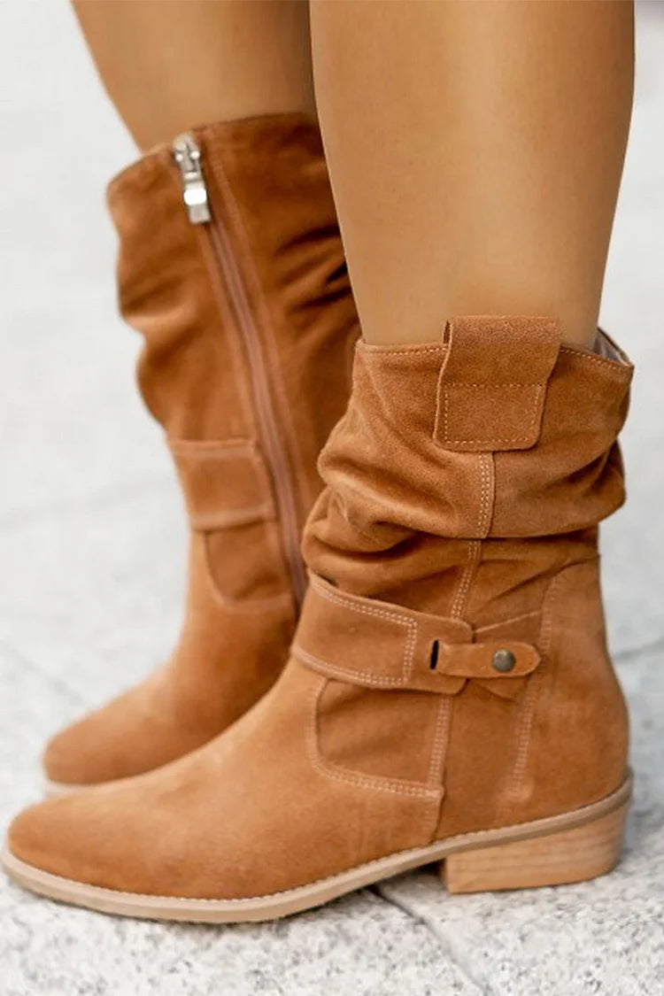 Clémence | Luxurious Suede Ankle Boots