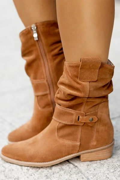 Clémence | Luxurious Suede Ankle Boots