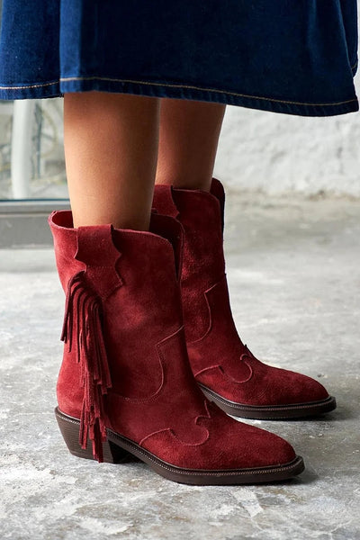 Ariane | Western-Inspired Ankle Boots