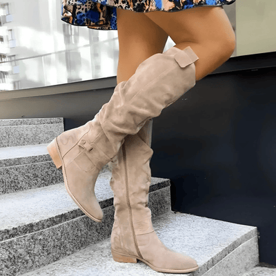 Reverie | Chic Suede Knee-High Boots