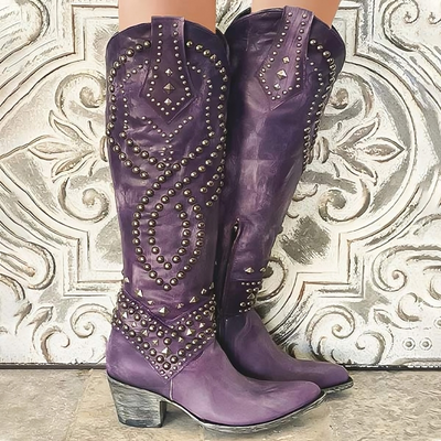 Everly | Knee-High Western Boots