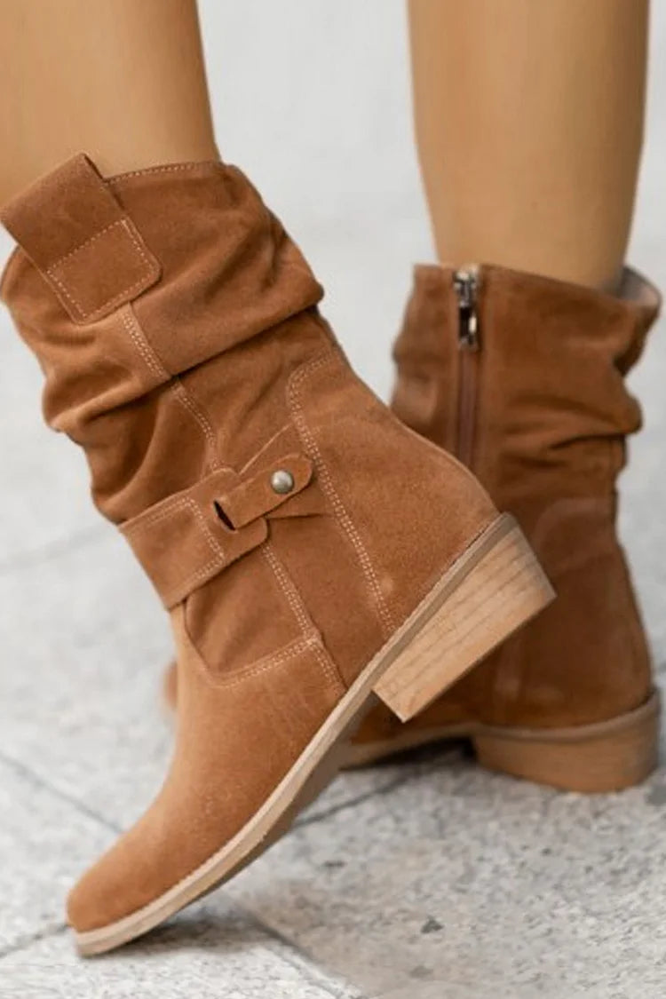 Clémence | Luxurious Suede Ankle Boots