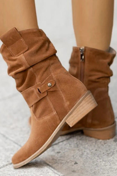 Clémence | Luxurious Suede Ankle Boots