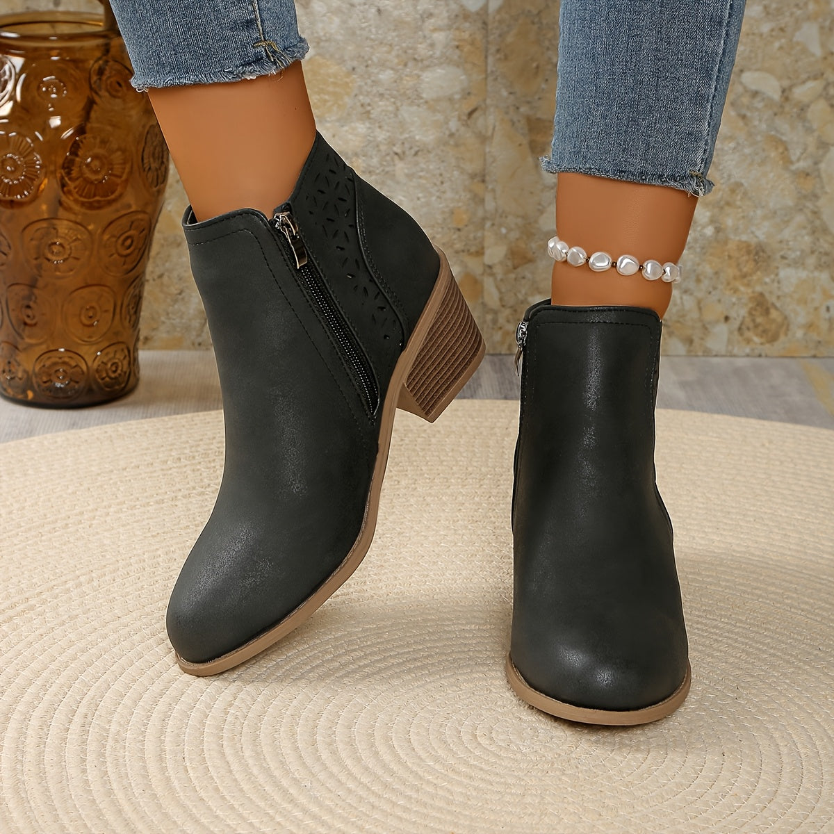 Léonie™ | Comfortable and Breathable Ankle Boots
