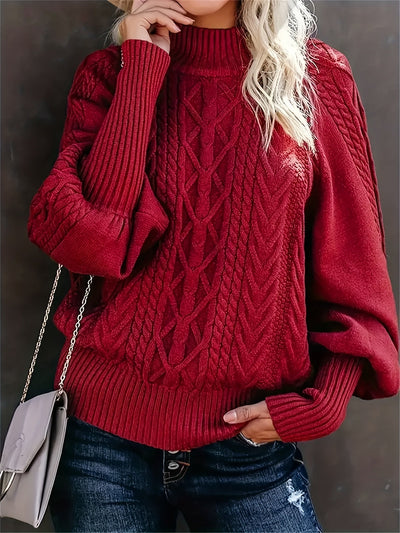 Lory | Cozy Long Sleeve Knit Sweater