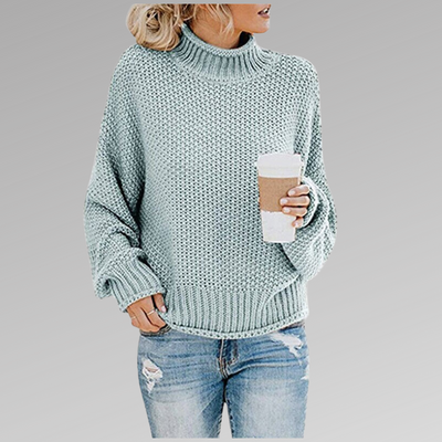 Braelyn | Pull Chic à Col Montant