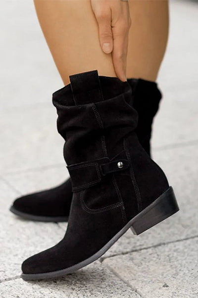 Clémence | Luxurious Suede Ankle Boots