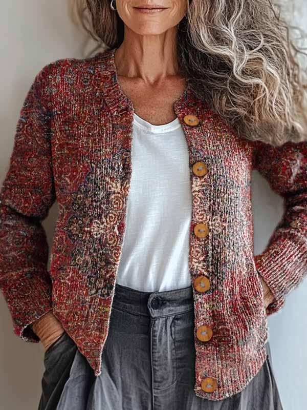 Maren | Bohemian Print Jacket - Chic and Distinctive, Ideal for Fall