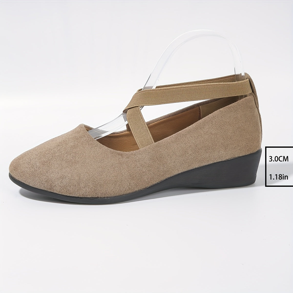 Élise® – Elegant Cross-Strap Ballerina Flats for Ultimate Comfort