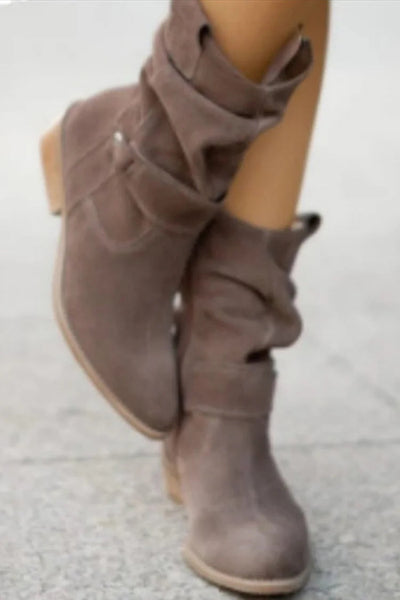 Clémence | Luxurious Suede Ankle Boots