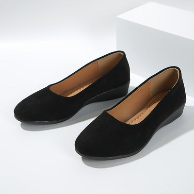 Éliane™ | Stylish Wedge-Heeled Ballet Flats for Ultimate Comfort