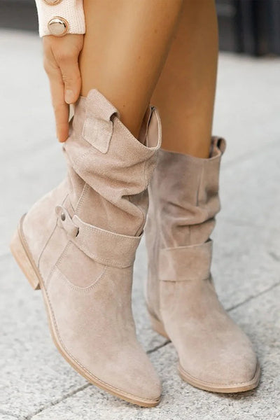 Clémence | Luxurious Suede Ankle Boots