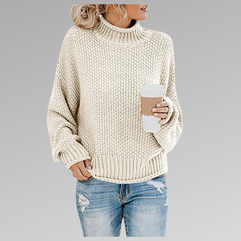 Braelyn | Pull Chic à Col Montant