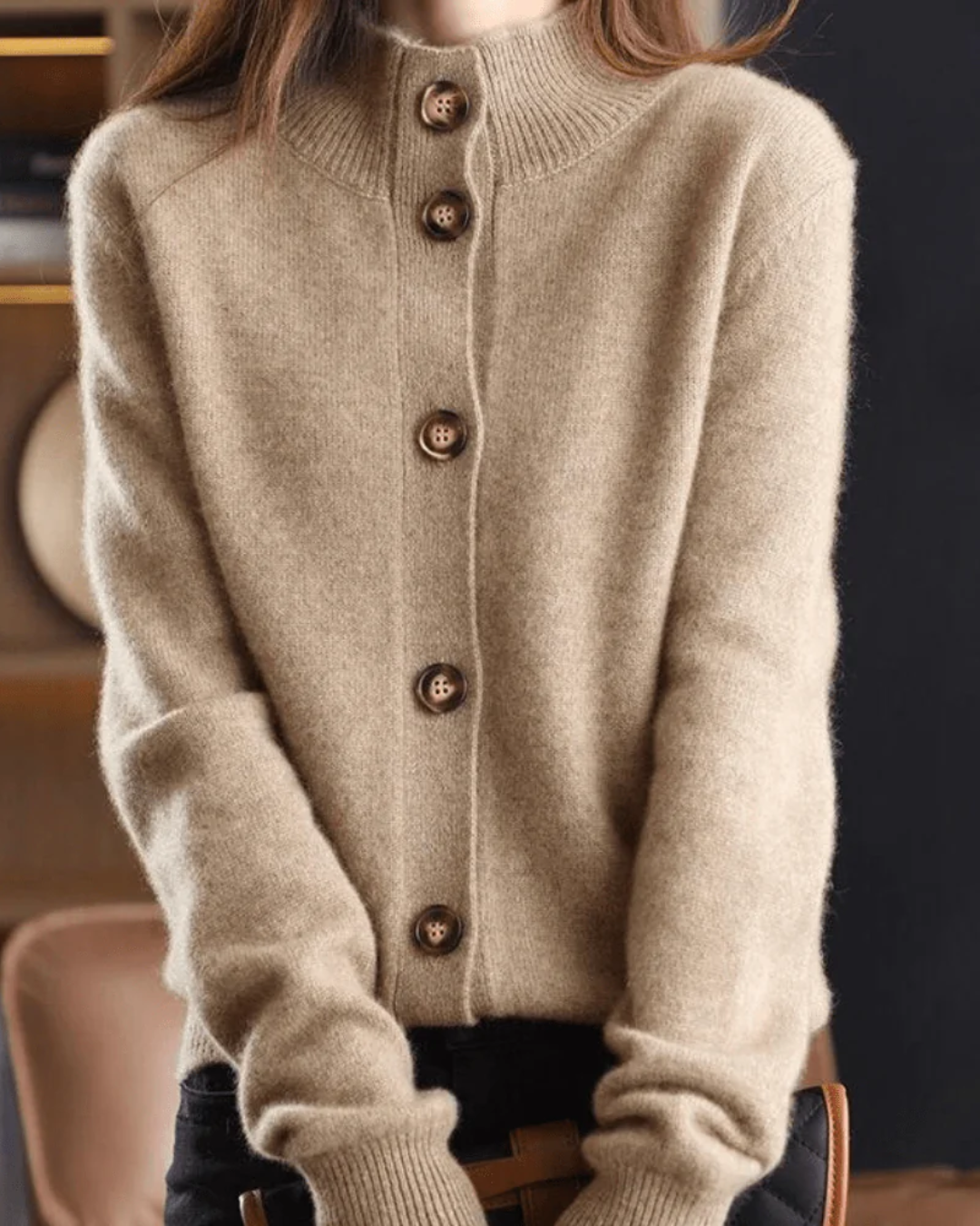 Claire | Vintage-Inspired Cashmere Cardigan