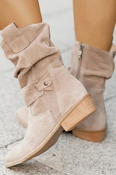 Clémence | Luxurious Suede Ankle Boots