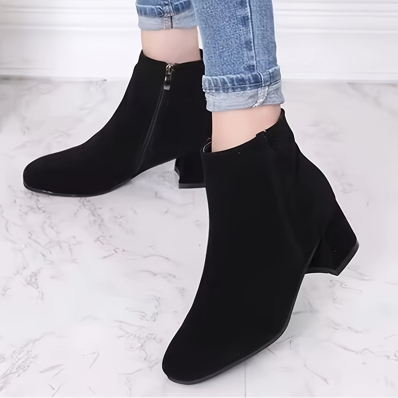 Colette™ – Stylish Block Heel Ankle Boots for Ultimate Comfort