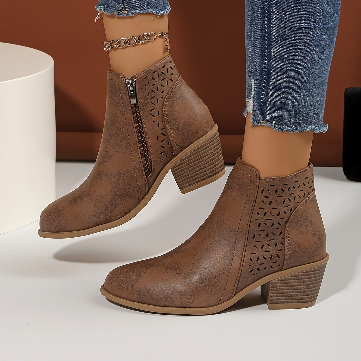 Léonie™ | Comfortable and Breathable Ankle Boots