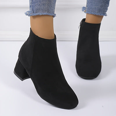 Colette™ – Stylish Block Heel Ankle Boots for Ultimate Comfort