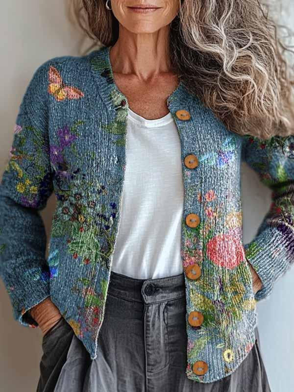 Aurora | Dreamy Floral Jacket - Stylish Comfort for Everyday Wear