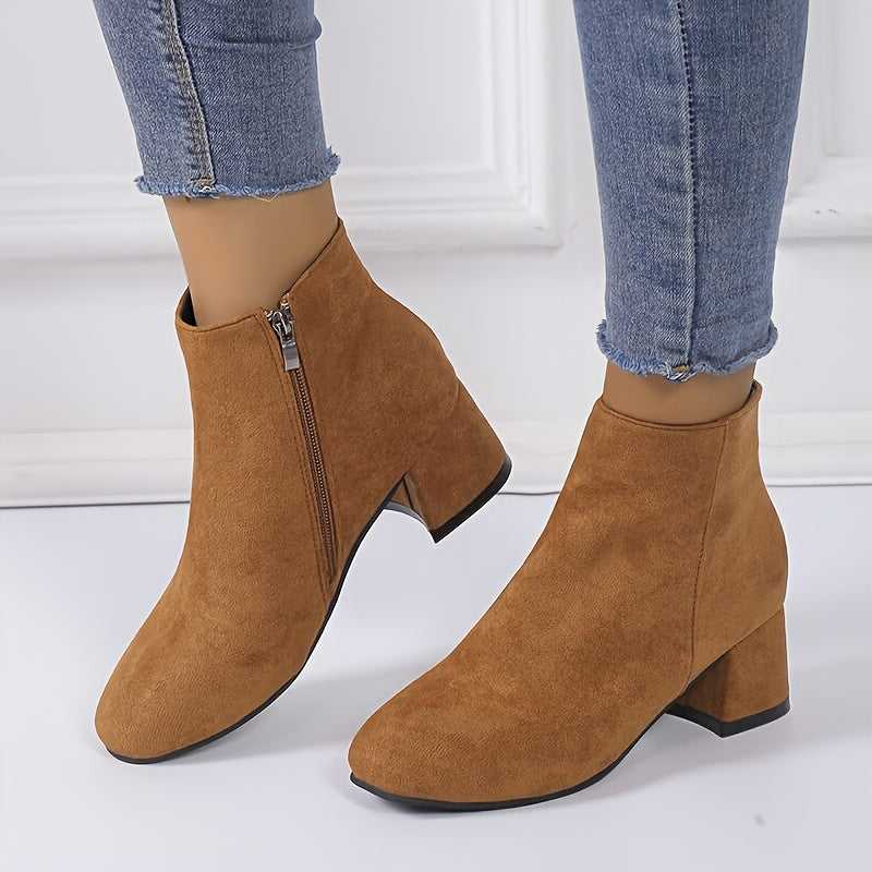 Colette™ – Stylish Block Heel Ankle Boots for Ultimate Comfort