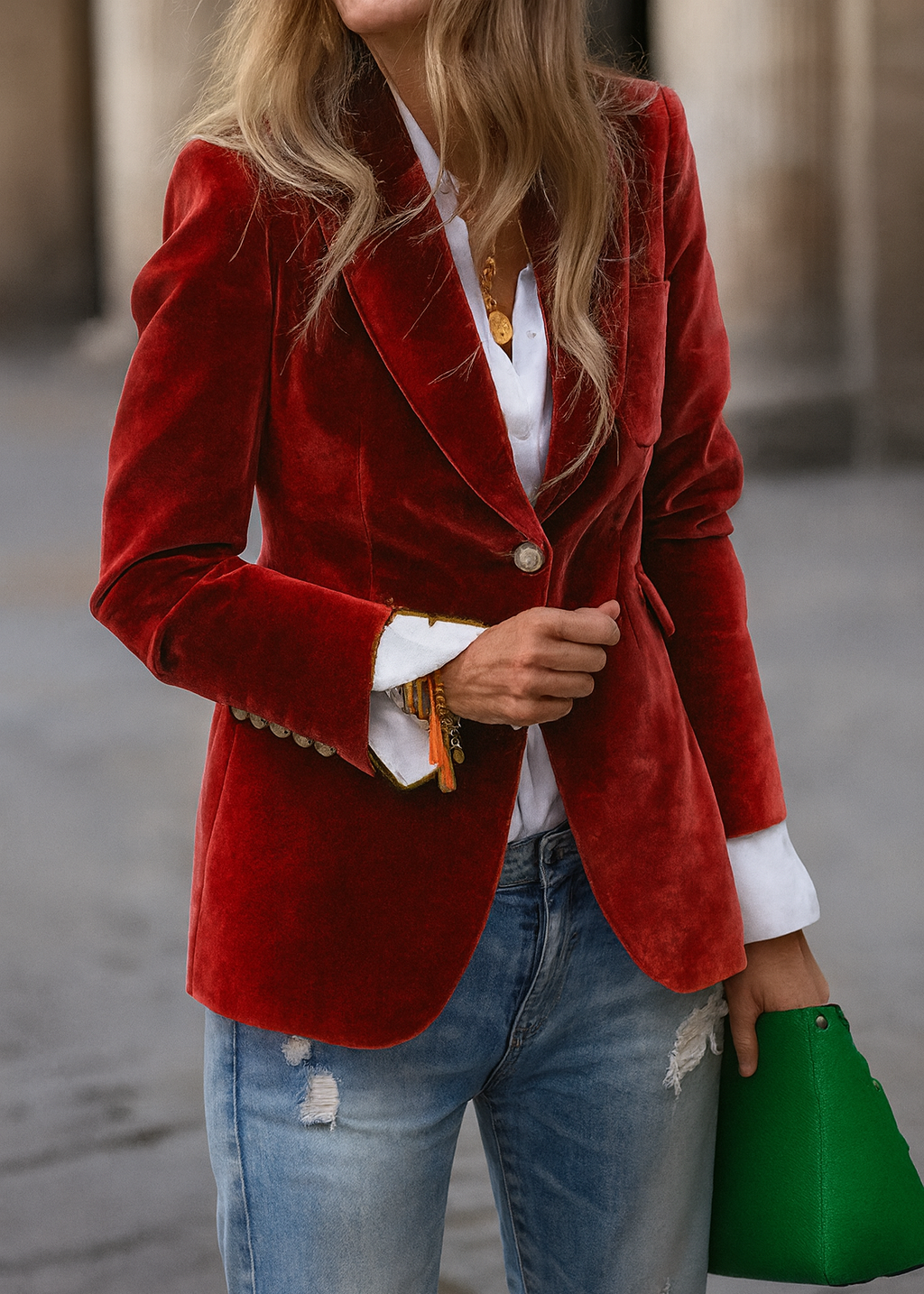 Eleanor | Single-Button Blazer