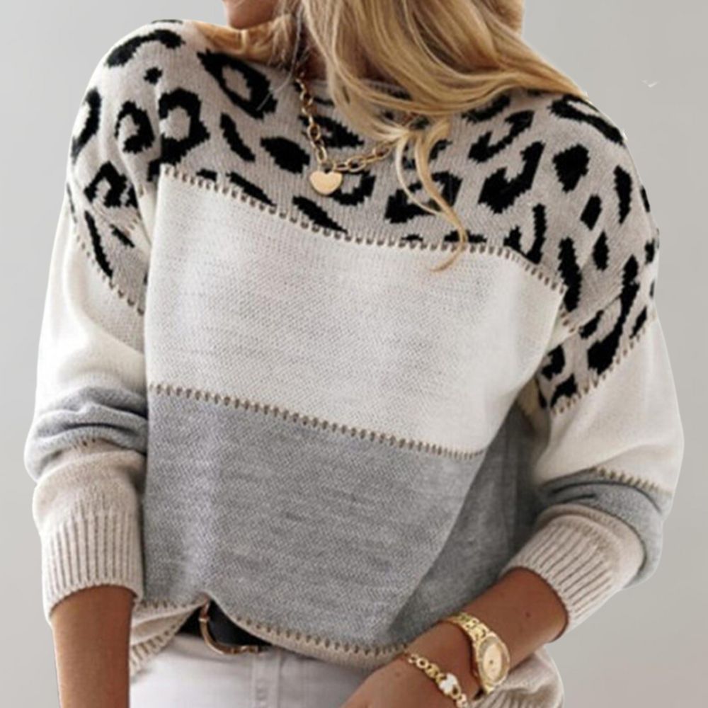 Cléa | Chic Leopard Jumper