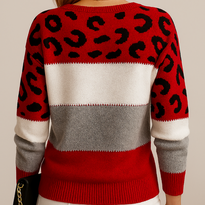 Cléa | Chic Leopard Jumper