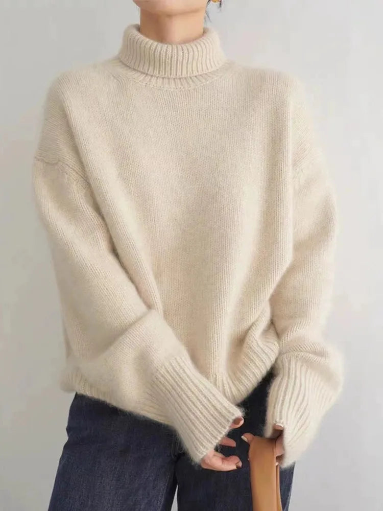 Amaya | Premium Cashmere Turtleneck Sweater