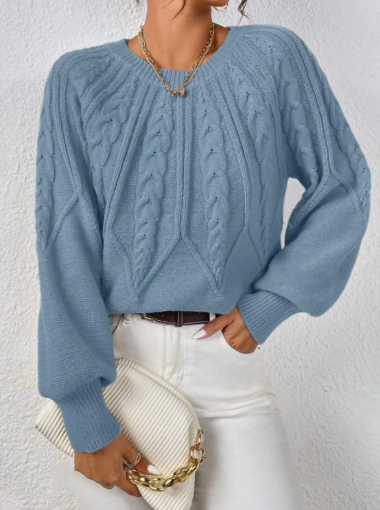 Lucia | Pull Élégant en Maille Tressée