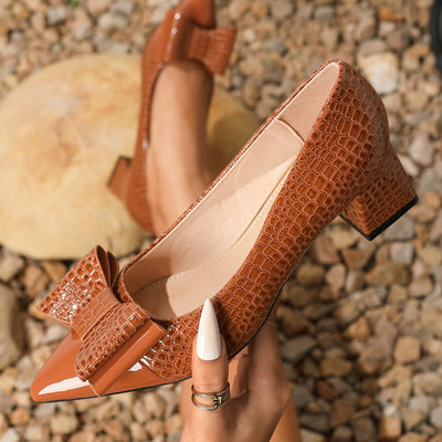 Margaret | Elegant Block Heel Shoes