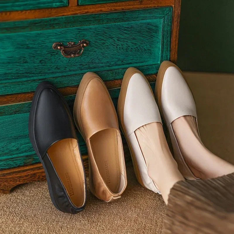 Fenoria™ | Sleek Pointed Toe Loafers