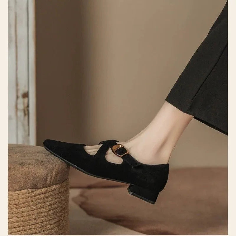 Avarine™ | Stylish Buckle Loafers