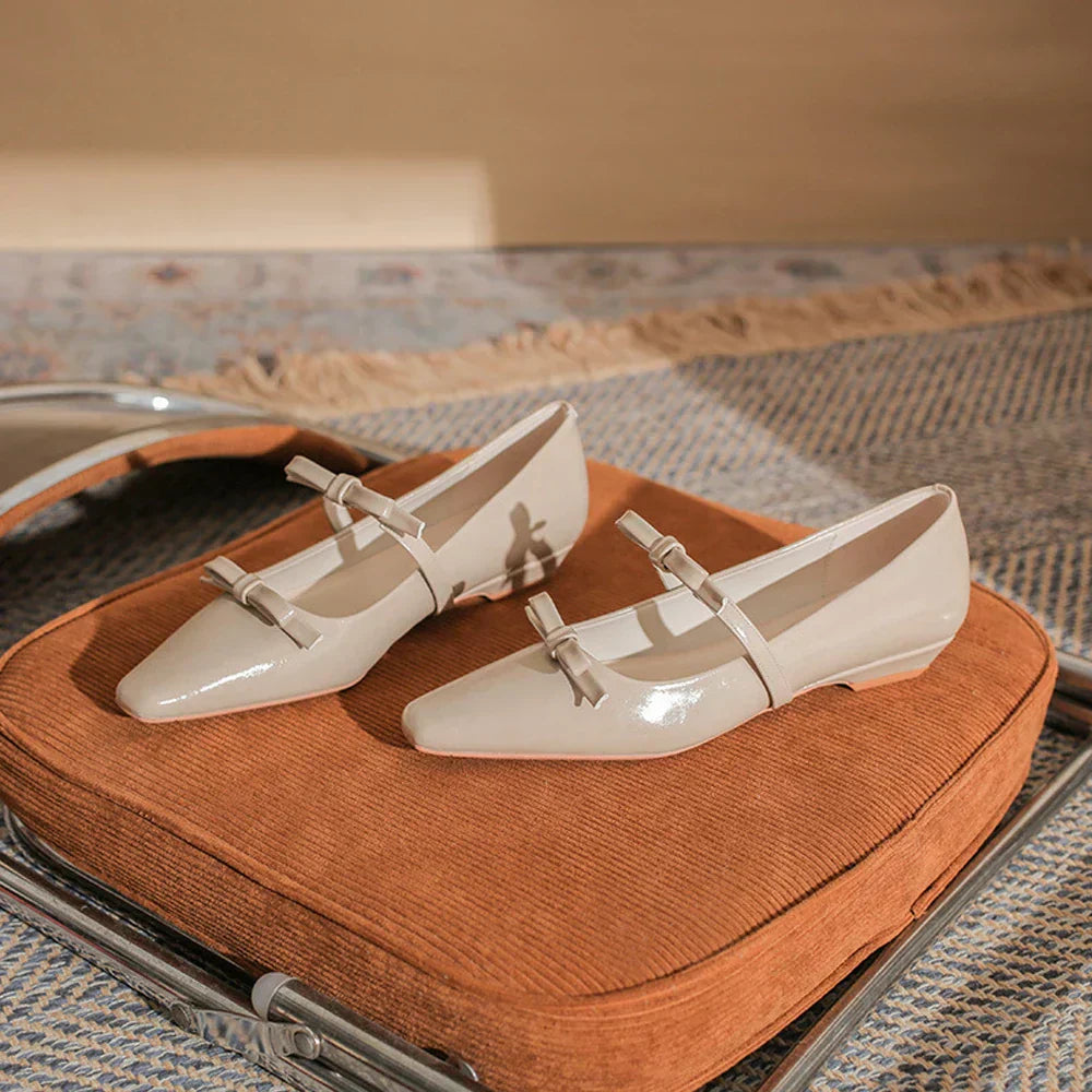 Revana™ | Sleek Pointed Toe Ballet Flats