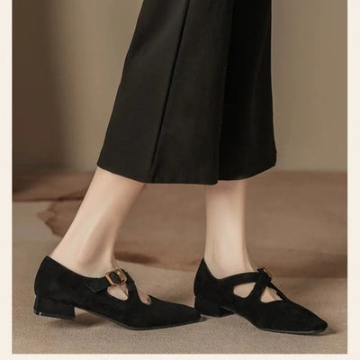 Avarine™ | Stylish Buckle Loafers