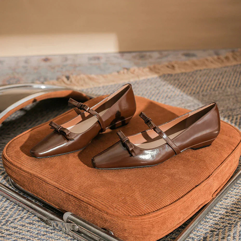 Revana™ | Sleek Pointed Toe Ballet Flats