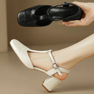 Beatrica™ | Classic Leather Mary Jane Shoes