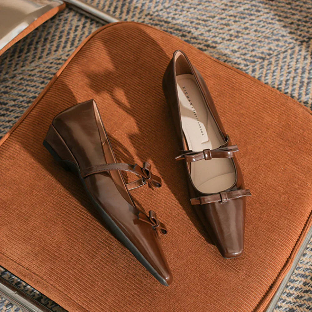 Revana™ | Sleek Pointed Toe Ballet Flats