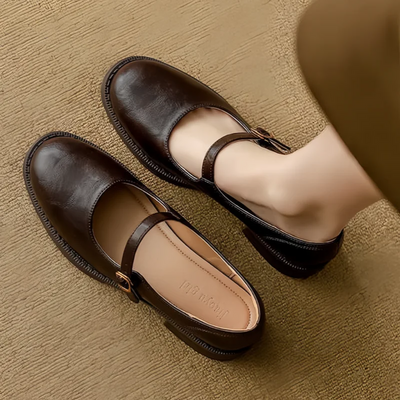Belle | Timeless Leather Mary Jane Comfort Shoes