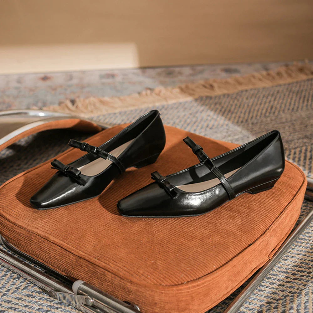 Revana™ | Sleek Pointed Toe Ballet Flats