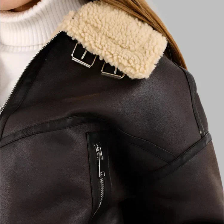 Claire | Veste en cuir légère et multifonctionnelle