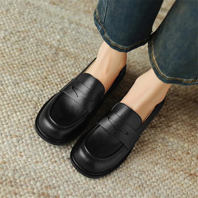 Amadea™ | Stylish Low Heel Loafers