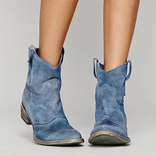 Layla | Vintage Cowboy Boots with Orthopedic Support