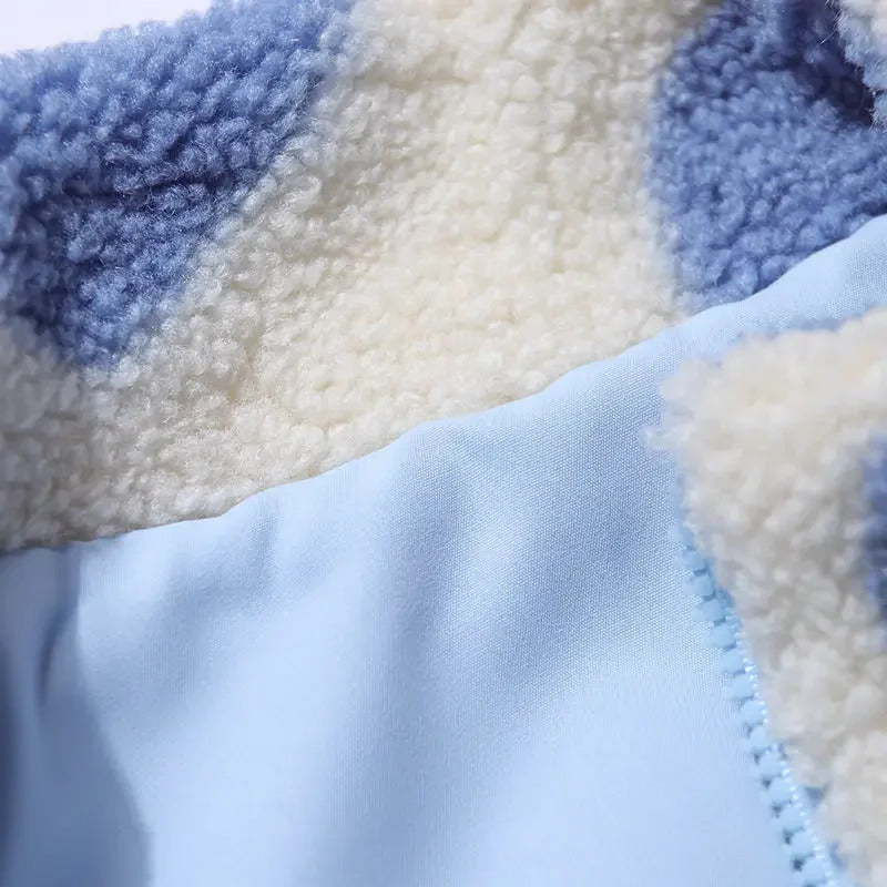 Hélène | Veste réversible à cœurs