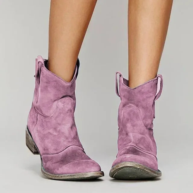 Layla | Vintage Cowboy Boots with Orthopedic Support