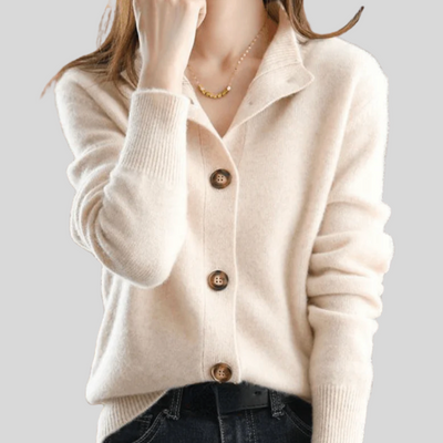 Claire | Vintage-Inspired Cashmere Cardigan