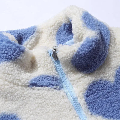 Hélène | Veste réversible à cœurs