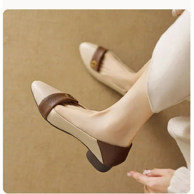 Brinora™ Elegant Pointed Toe Ballet Flats