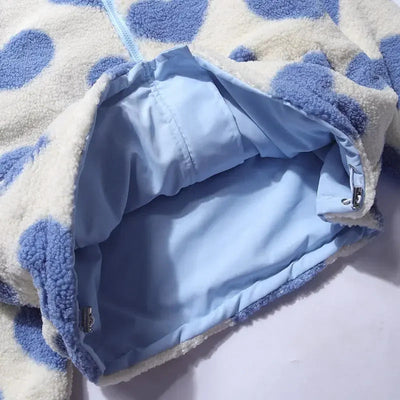 Hélène | Veste réversible à cœurs