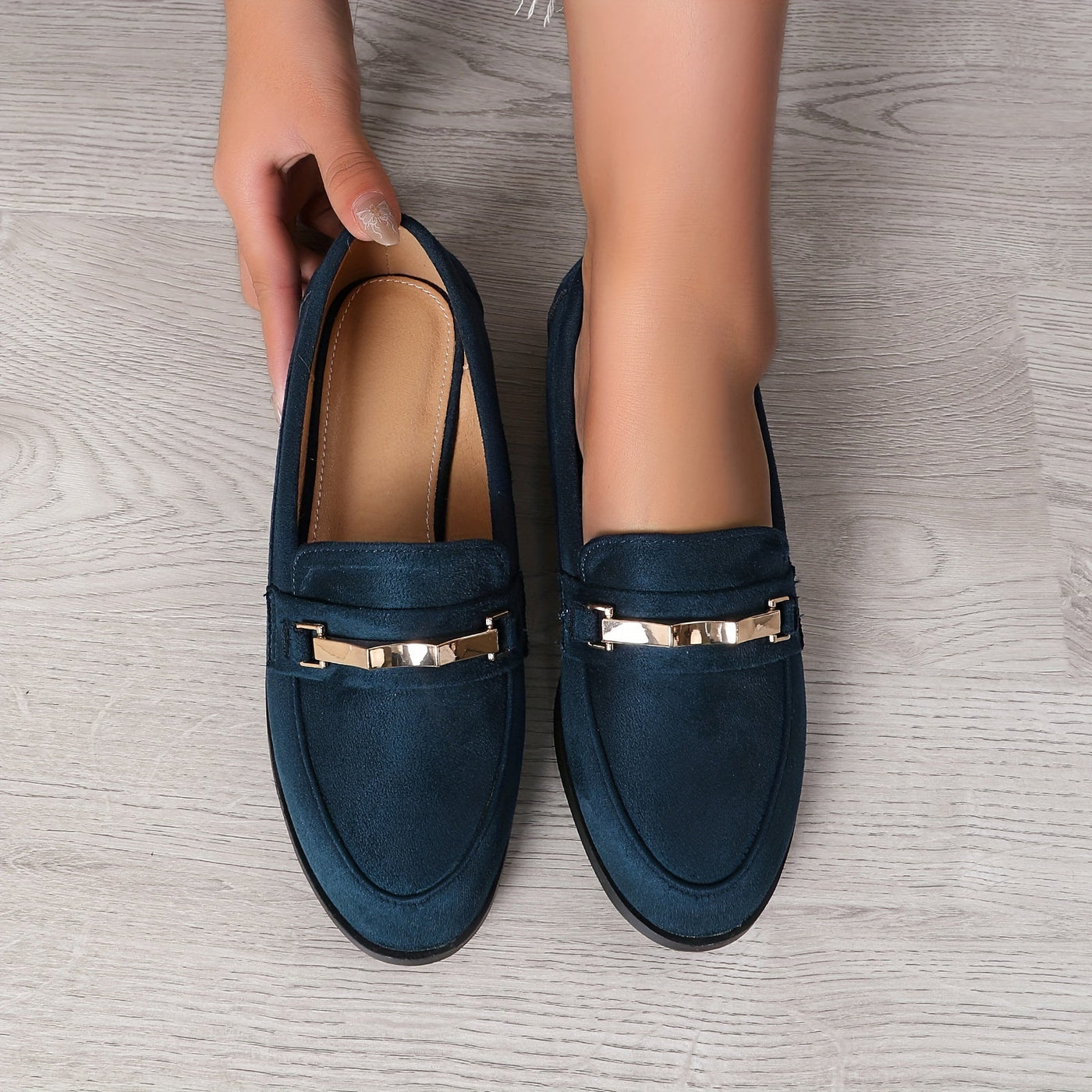 Isabelle™ – Round Toe Loafers for Ultimate Comfort